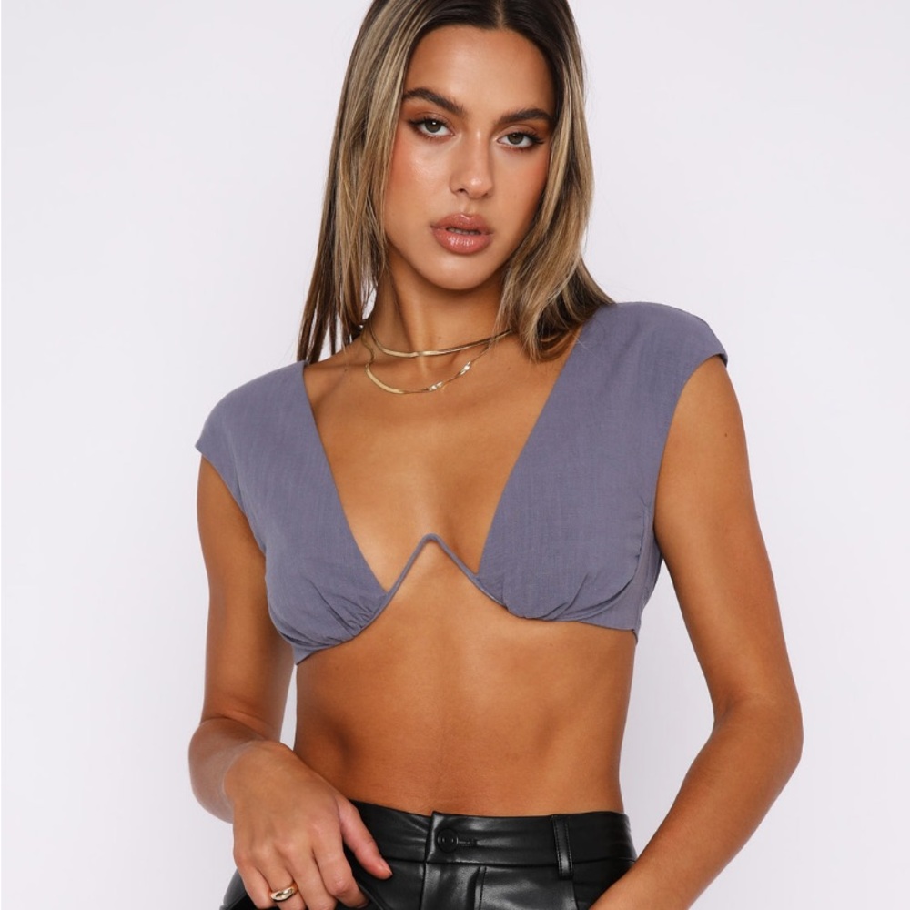 White fox boutique Top, brand new!